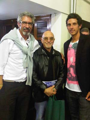 Jorge Sagrera, Vicente Battista y Nico Sagrera.