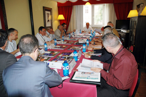 Reunión de la Comisión Delegada celebrada en Santiago de Compostela en agosto de 2010.