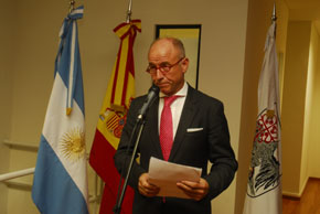 Santiago Camba en una de sus últimas visitas a Buenos Aires.