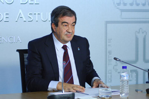 Francisco Álvarez Cascos en la presentación de los Presupuestos Generales del Principado.