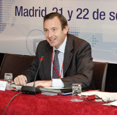 Luis Fernández-Cid en el último pleno del CGCEE.
