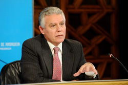 Francisco Menacho presentó un informe ante el Consejo de Gobierno.