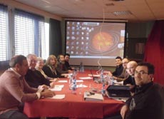 Los representantes de los centros gallegos en Suiza reunidos en Ginebra el pasado domingo 11 de marzo.
