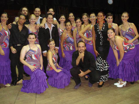 El Ballet Al Andalus del Centro participó en el espectáculo.