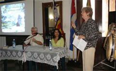 Conferencia en el Centro Balear de Cuba.