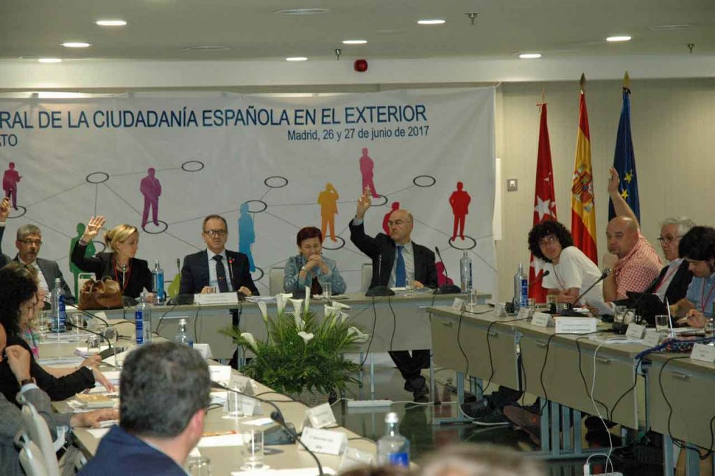 Imagen del I Pleno del VII Mandato del CGCEE celebrado en Madrid a finales de junio de 2017.