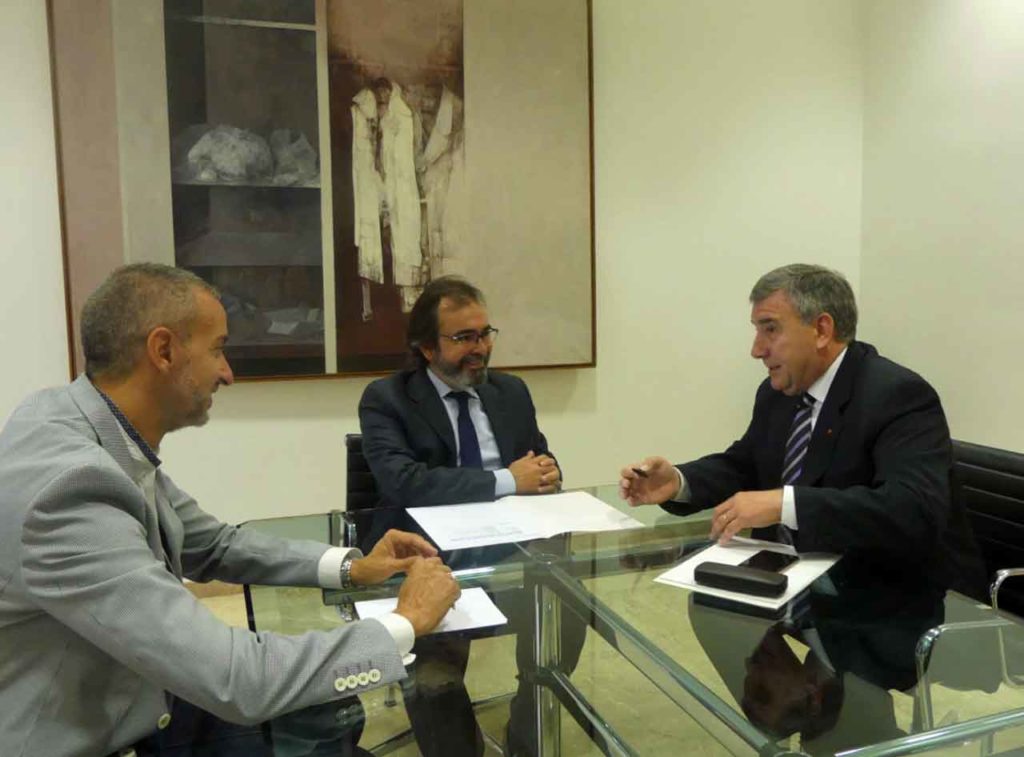 Por la derecha, Gustavo Yepes y Pedro Rivera.