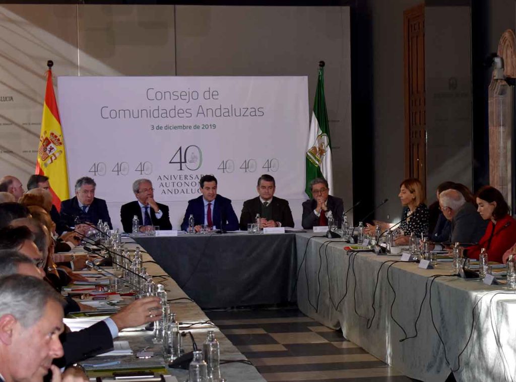 Imagen del Pleno del  Consejo de Comunidades Andaluzas celebrado en diciembre del año pasado.