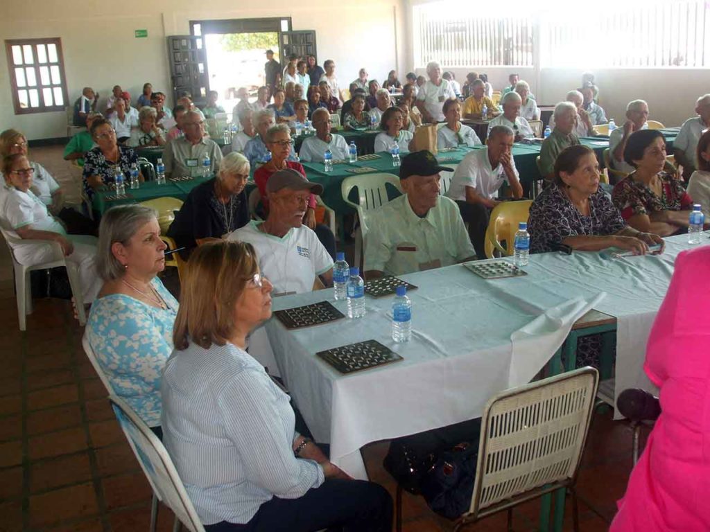 Imagen de archivo de una jornada para emigrantes mayores en la Casa Canaria de Altagracia de Orituco, en Venezuela.
