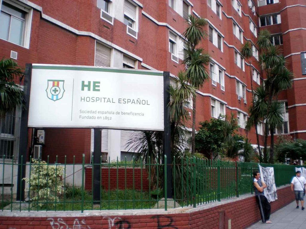 El Hospital Español de Buenos Aires.