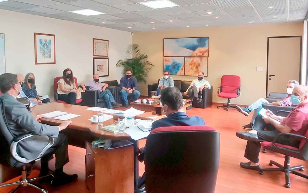 Reunión de la Comisión Electoral en el Consulado de Caracas.