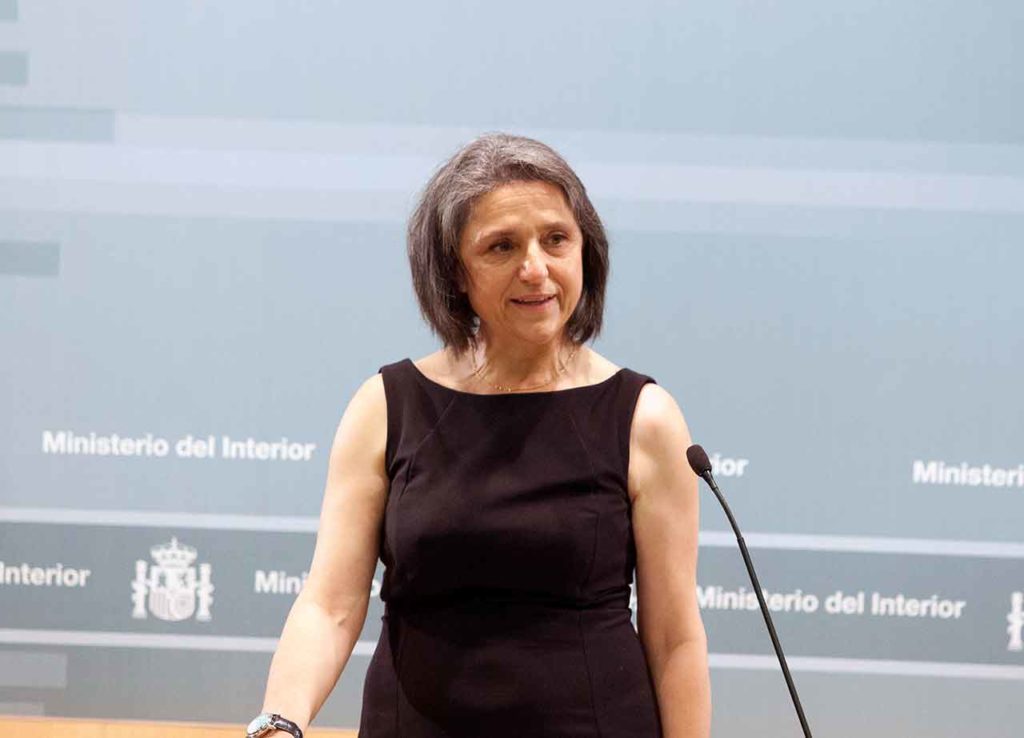 La directora general de Política Interior, Carmen López García.