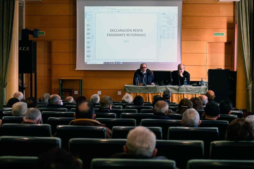 Sesión informativa celebrada en Verín.