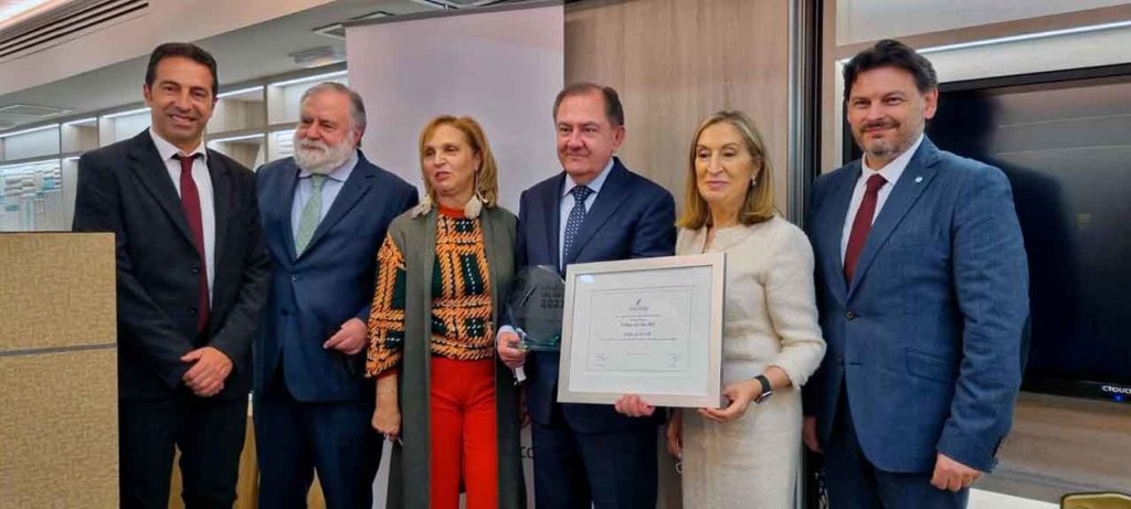 Entrega del premio ‘Gallego del Año’ del Club de Periodistas Gallegos en Madrid.