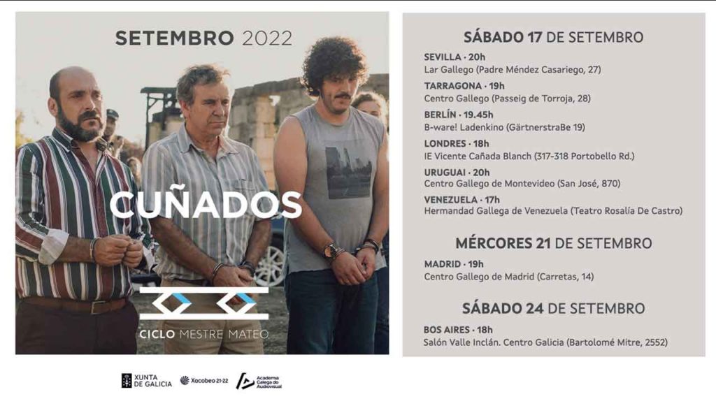 El ciclo retoma su recorrido por los centros gallegos con la película ‘Cuñados’.