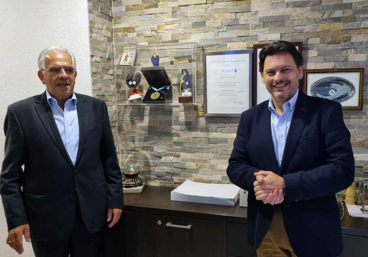 Rodríguez Miranda con José Gil