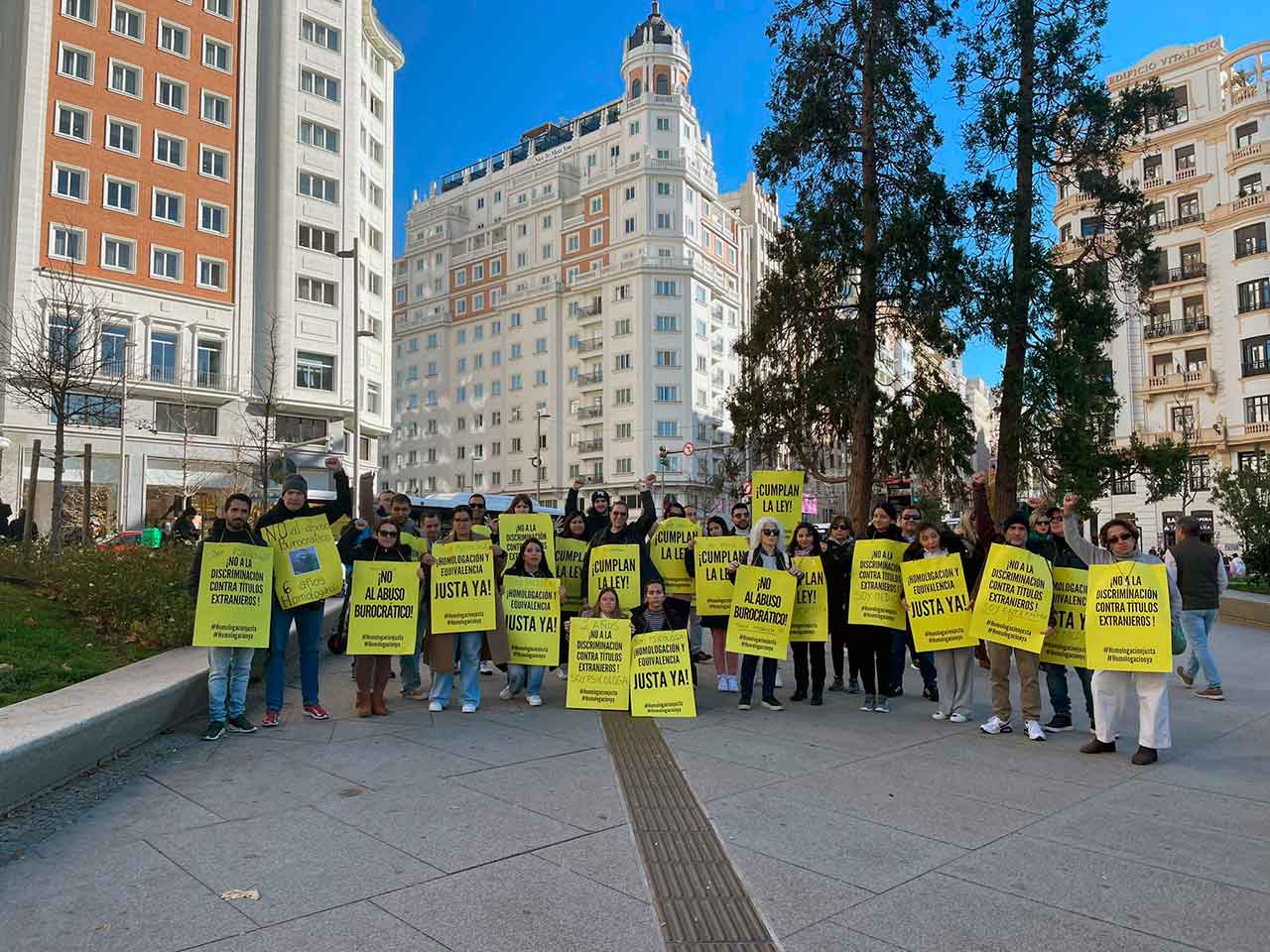 Manifestación por una Homologación Justa