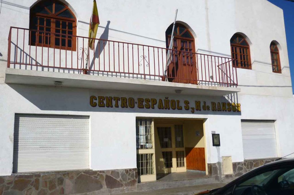 Sede del Centro Español de Rawson.