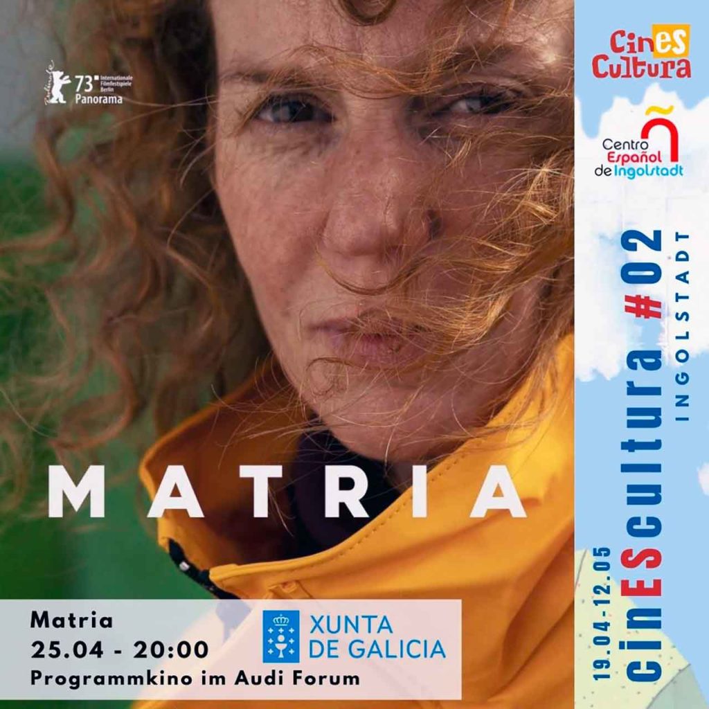 Cartel de la proyección de la película ‘Matria’ en el festival cinEScultura.