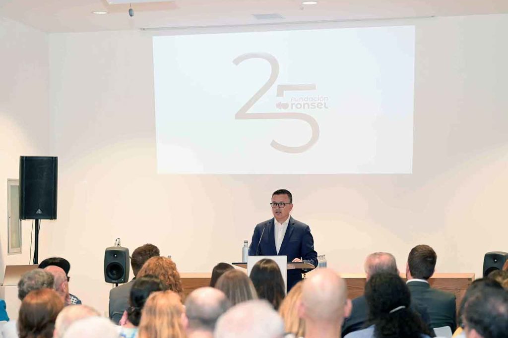 Intervención del conselleiro José González en el acto pro el 25º aniversario de la Fundación Ronsel.