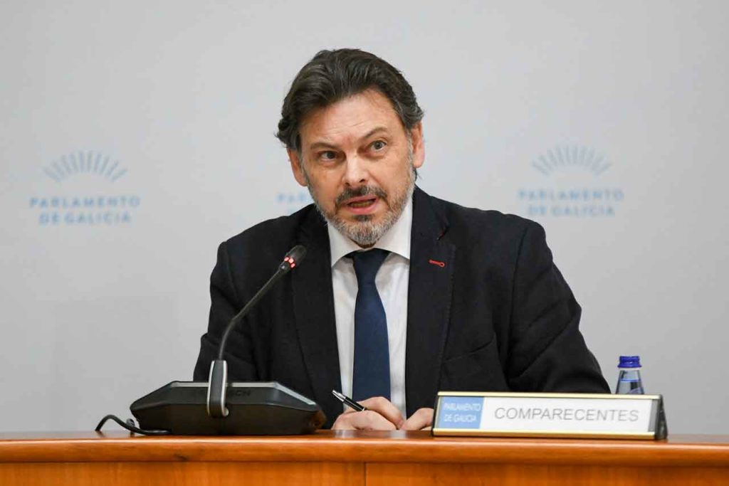 Intervención de Antonio Rodríguez Miranda ante la Comisión 1ª del Parlamento de Galicia.