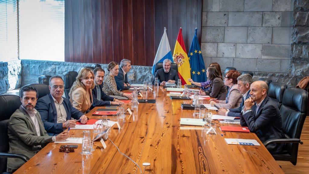 Reunión del Consejo de Gobierno que abordó la Ley de la Canariedad en el Exterior el pasado 17 de marzo.
