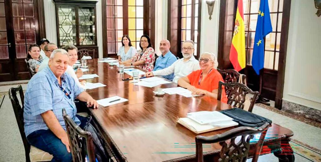 Reunión de la Comisión Electoral del pasado 7 de abril.