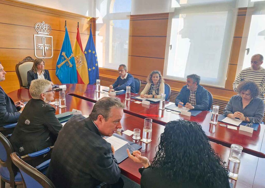 La vicepresidenta del Principado, Gimena Llamedo, presidió la reunión del Consejo de Gobierno del pasado 20 de abril.