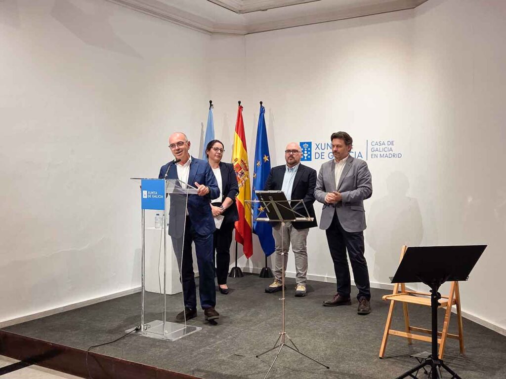 Un momento de la inauguración.