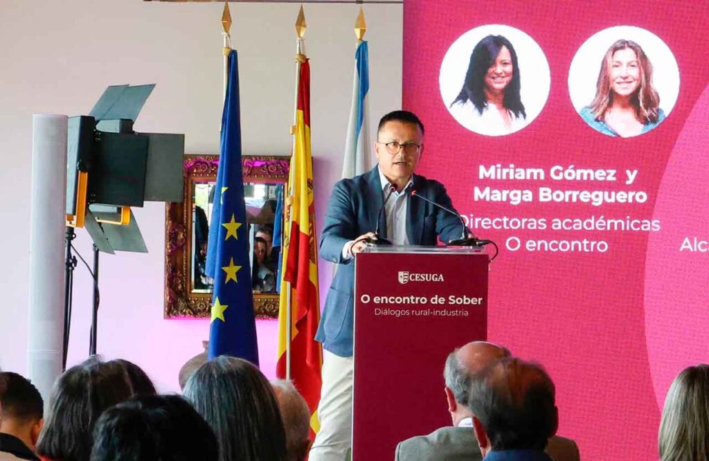 Intervención del conselleiro José González en Sober.
