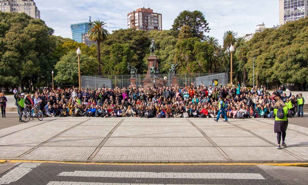 La cantidad de personas que participan de la peregrinación se incrementa año a año.