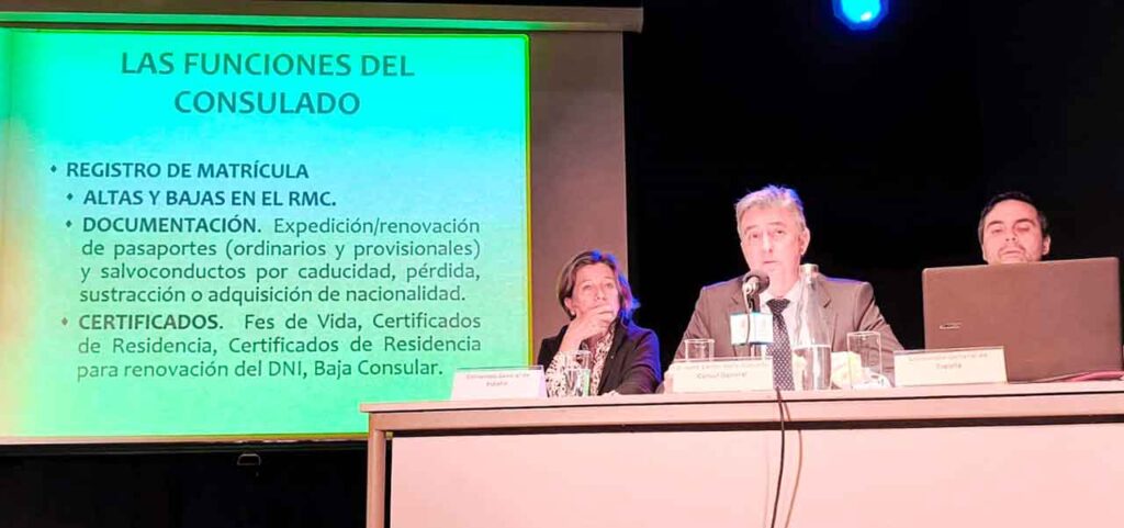 Intervención del cónsul general, Juan Carlos Gafo.