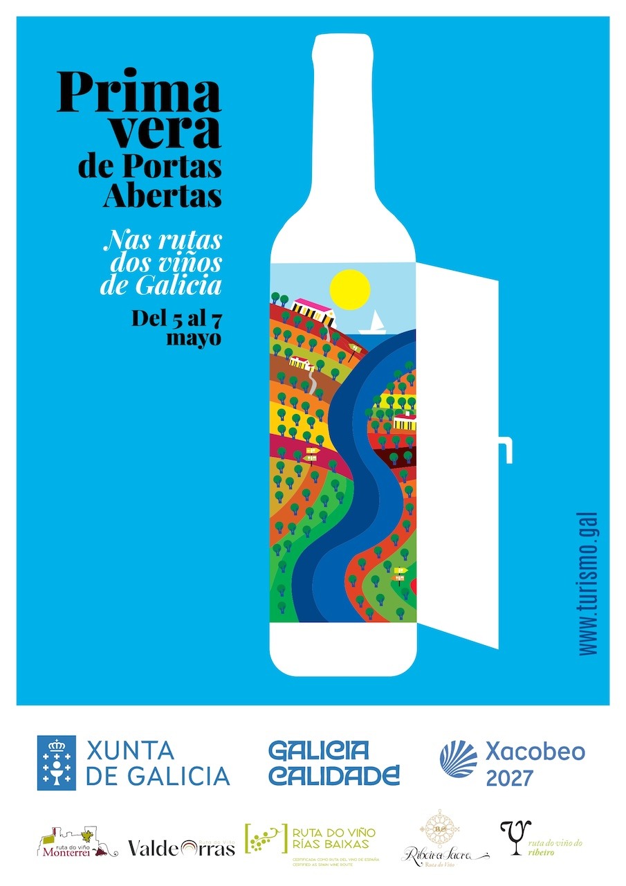 Talento gráfico internacional para impulsar el enoturismo en Galicia